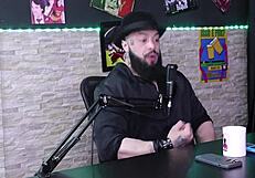 in this casual swing scene, gabe and tifany rocha in sheer red lingerie get sexy with the group