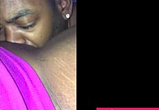 she licks my feet and brings me to intense ebony orgasm