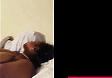 she licks my feet and brings me to intense ebony orgasm