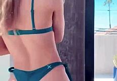 boutinela multi-colored bikini compilation with teasing in thongs and panties.