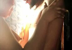 The horny Congolese whore discovers her big black cock fuckboy king