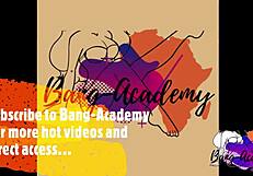 African babe bound with hairy pussy bent over for big black cock doggystyle?