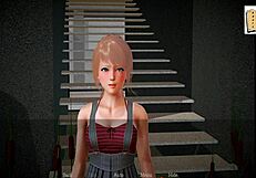 In my new 3D family game, the redhead teen explores big tits and ass