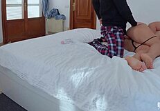 stepmom wanted massage, got fucked instead