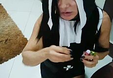 Latina slut sucks and gets anal fucked by her favorite priest in hardcore scenes