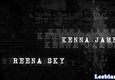 Gushing Dyke Enjoying Threesome With Teen 18+s