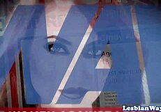 Gushing Dyke Enjoying Threesome With Teen 18+s