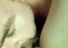 she rarely lets me eat her pussy but when she does i take full advantage