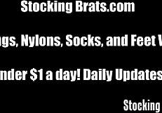 renee says, 'suck my feet while we fuck'