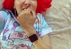 Chantal Opens Her Wet Mouth for Saliva and Tongue Exploration