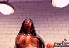 In this compilation, animated characters engage in POV licking and fingering