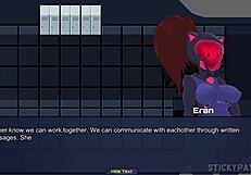 spunkstock music festival - blue haired asian in hentai game part 2