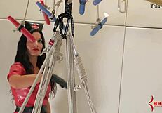 Teen SUB WAXED ANAL in BDSM DOMINATION