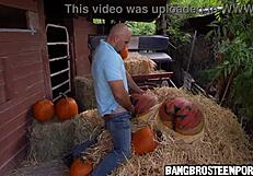 hey, i'm fucking two big pumpkin asses