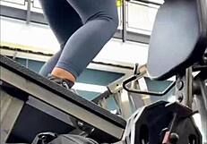 gym baddies in tight leggings caught on hidden cam