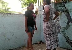 Older Woman Interrupted by Young Lesbian Craving to Lick Her Deep. Wild Oral and Anal Action Erupts at Home!