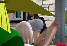 sakura and hinata talk about loving to fuck, propose a big threesome, end up fucking on the table, he cums inside