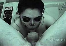 spooky halloween compilation with flashing lights warning