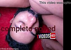 Prostitute Sits Pussy on Face in Full Red Video