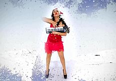 Christmas Helper Santa's Little Secret in Retro Stockings - Merry XXXmas 2023 Vibes Await You.