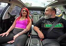 ginger smith shows pussy on sao paulo streets