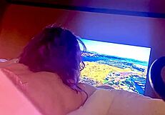 Young Brunette Girl Orgasms