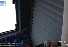 Descriptive Fetish Shoot of Panties and Skirt on Amateur Asian