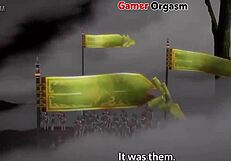 Intense magic haircut fetish in anime forest with horny characters.