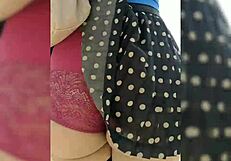 Fucking My Dildo in Public Area