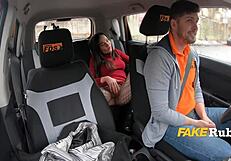 In driving school, I forgot my panties and things got hardcore wild.