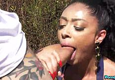 Does this cute black babe want my monster cock?