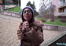 Hey Ale Danger, show us how deep you can throat that huge cock in public