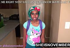 Can You Handle This Rough Handjob And Deepthroat From Teen Step Daughter MsNovember?