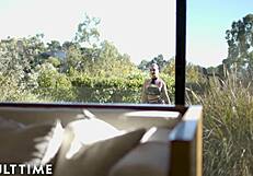 Curvy Babe Siri Dahl Caked Up In Lingerie Ready To Fuck Seth Gamble With Huge Tits!