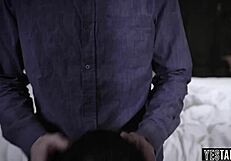 Jealous stepbrother does the unthinkable roughly