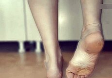 housewife gets two portions in the shower.