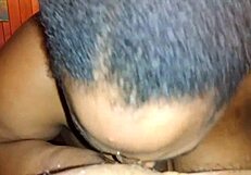 Wife Gives Intense Blowjob and Handjob with Her Big Tits