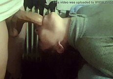 My brother's girlfriend gives me an incredible blowjob every time