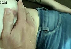 Wet Blowjob from Wife Ends with Cum on Her Small Tits