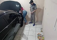 naughty mechanic fixes hot babe's car in shop