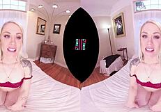 Vrhush Ash Hollywood Masturbates in POV VR