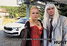 how does magician nail babe while hubby watches?