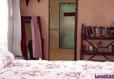 Three hot sluts gather for a blonde brunette pussy licking threesome