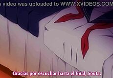 Netokano sub español features big tits and boobs in conversational scenes
