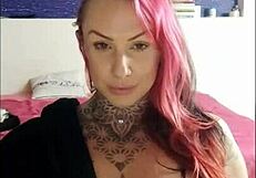 i love watching this sensual babe with big tits smoke and tease on webcam