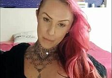 i love watching this sensual babe with big tits smoke and tease on webcam