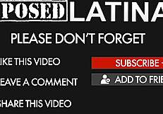 एक्सपोज्डलैटिनास में शानदार स्पैनिश ब्रूनेट कमाल का हेड देती है