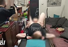 Intensity of the massage and bondage, followed by amazing orgasm