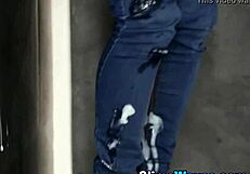 I can’t believe this Euro teen got drenched in cum! Total bukkake mess with toys.