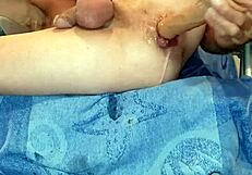 Hold my legs im gonna cum from anal assfucking with dildo